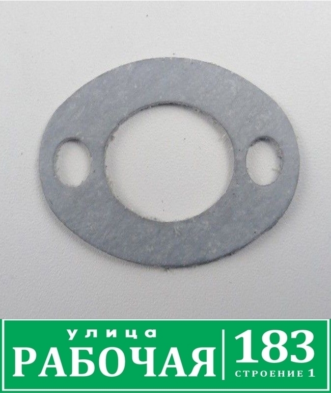 Прокладка впускного патрубка "Газуля" Т100  (паронитовая)
