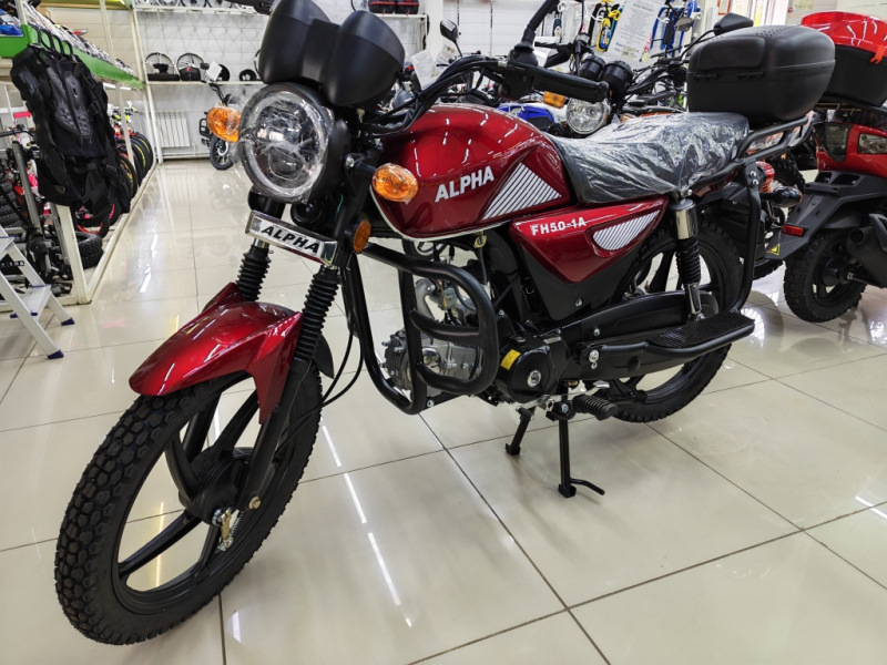 Мопед ALPHA FH50-1A красный