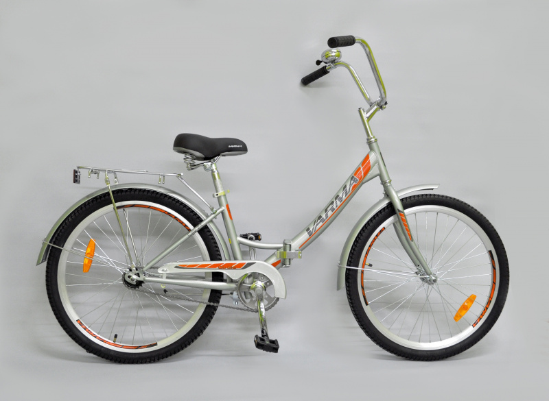 Велосипед 24" VARMA CITY р.16, скл. 1ск., ст. серо-оранжевый