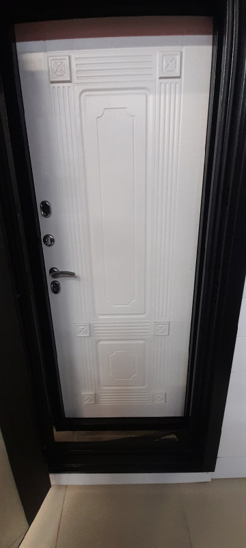 Дверь Рубеж Термо ДС 3К Белое дерево 2050*960L