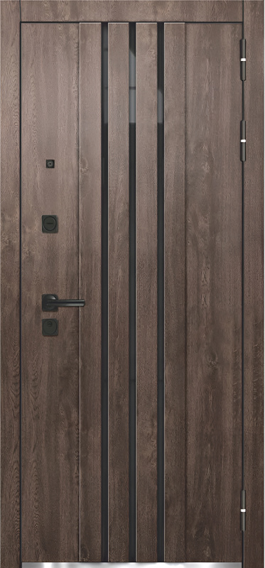 DORSTON INFINITY (ПН), Муар черн ср ВС-17/Ф-79 (Дуб бодега корич/Белый мат) ЗК 2050*960R