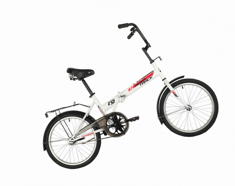 Велосипед 20'' Novatrack TG30 белый. двойной обод 20FTG301V.WT21