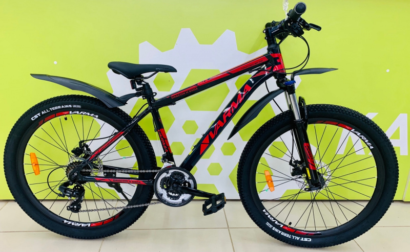 Велосипед 26" VARMA DRACON H65DA черный р14 21ск