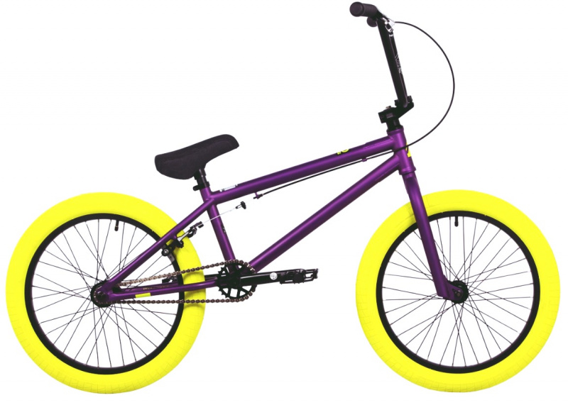 Велосипед NOVATRACK 20" BMX JUPITER тёмно фиолетовый, сталь,рама 20", U-BRAKE