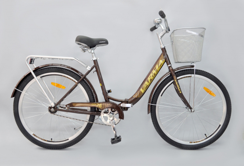Велосипед 26" VARMA CITY р.18, скл. 1ск., ст.коричневый