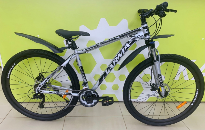Велосипед 29" VARMA DRACON H95D 29" р.18, серый 21ск., ст. 2024