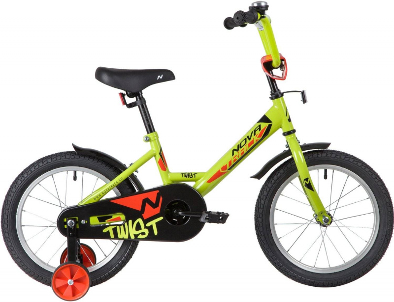 Велосипед 12" Novatrack TWISTсалатовый  121TWIST.GN20