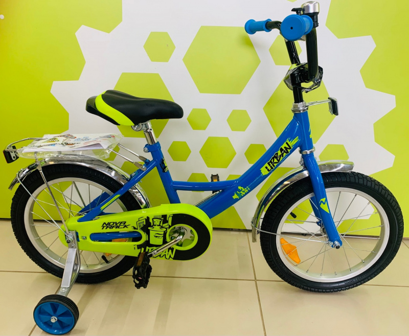 Велосипед 16" Novatrack URBAN синий 163URBAN.BL22