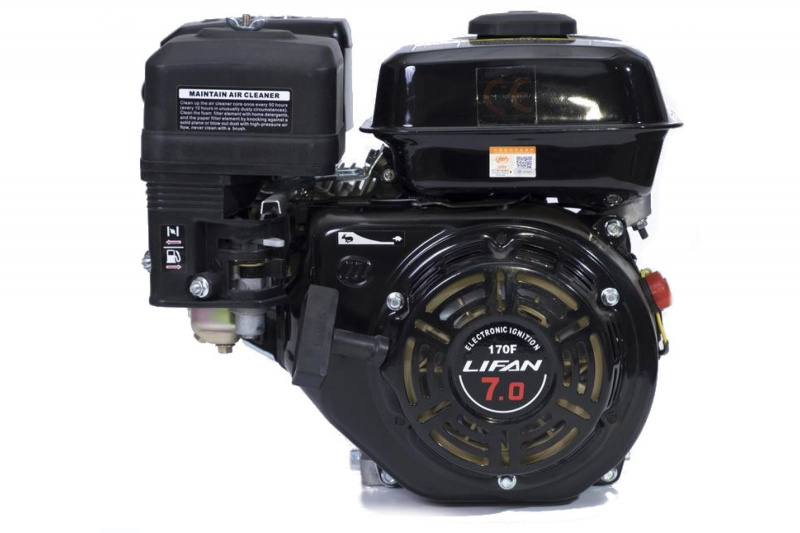 Двигатель Lifan 7 л.с. 170F-B (вых. вал d20 мм) №-0 шт.