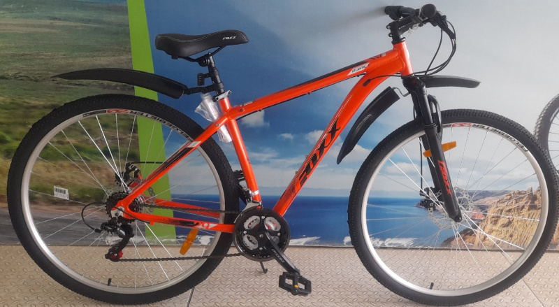 Велосипед FOXX 29" ATLANTIC D оранжевый, алюминий, р.18